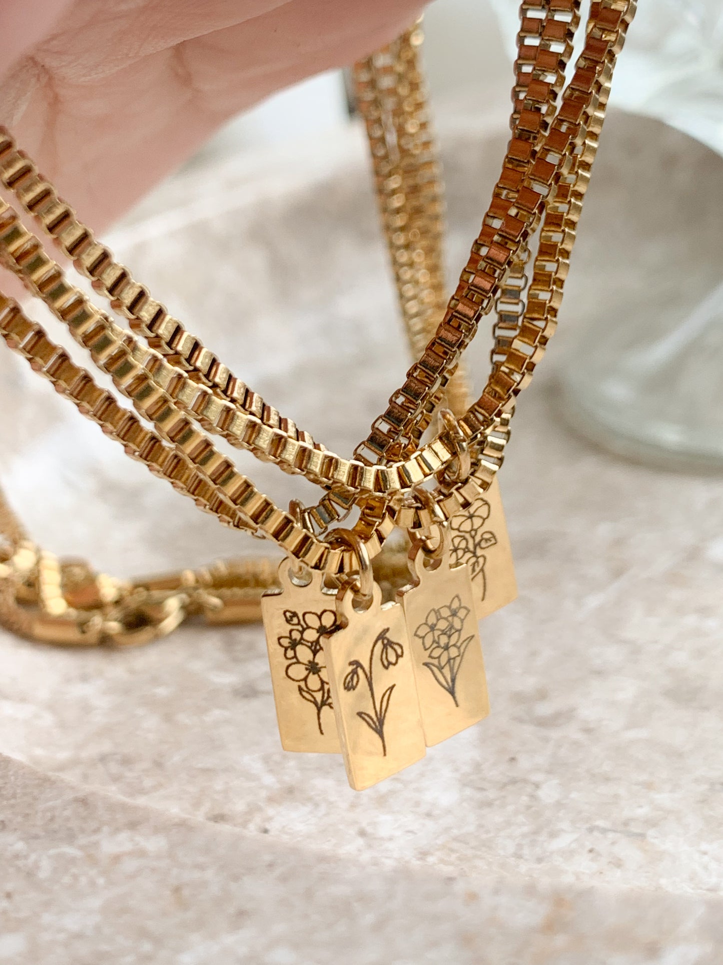 Birth Flower Necklace
