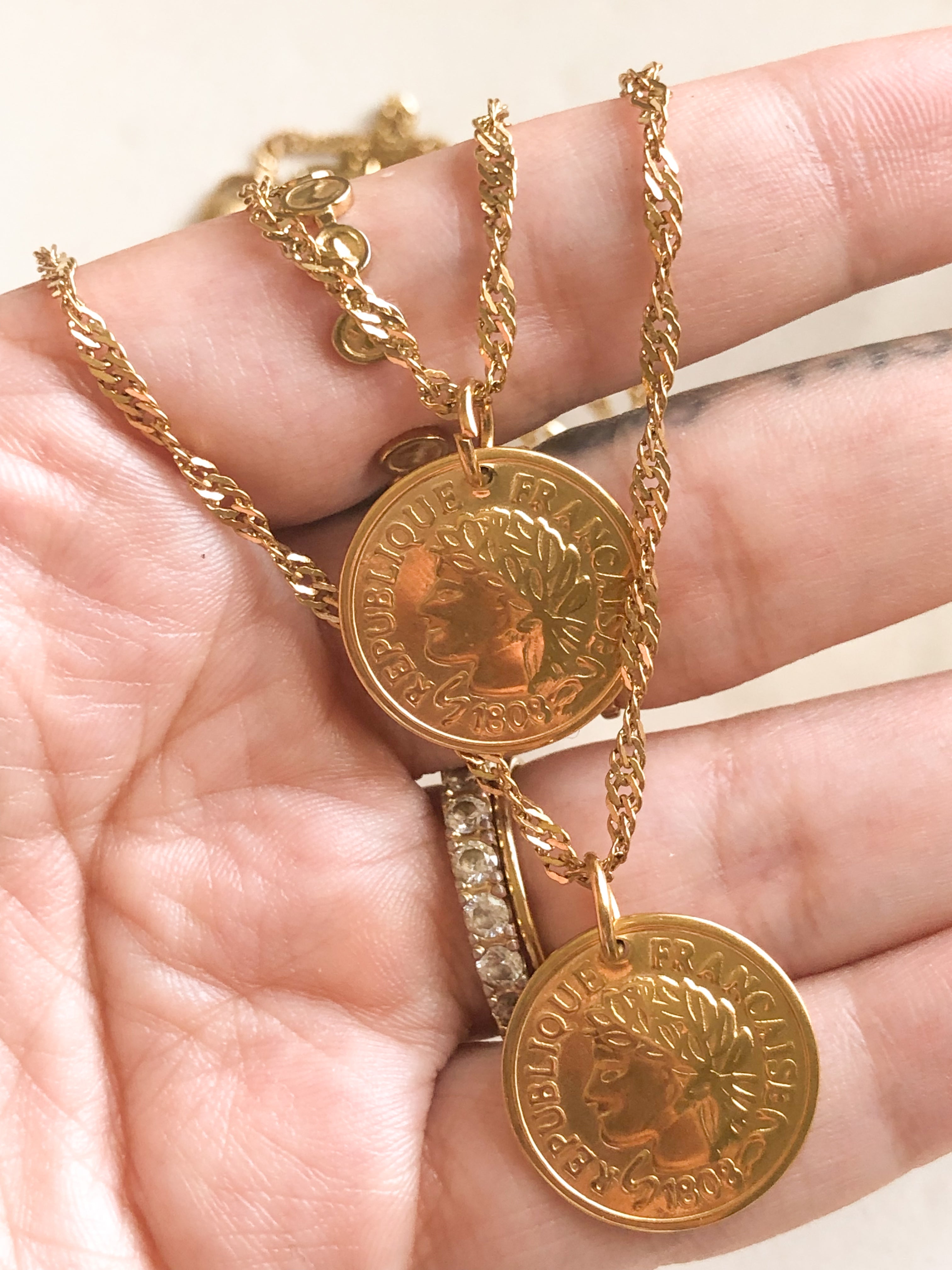 Coin necklace