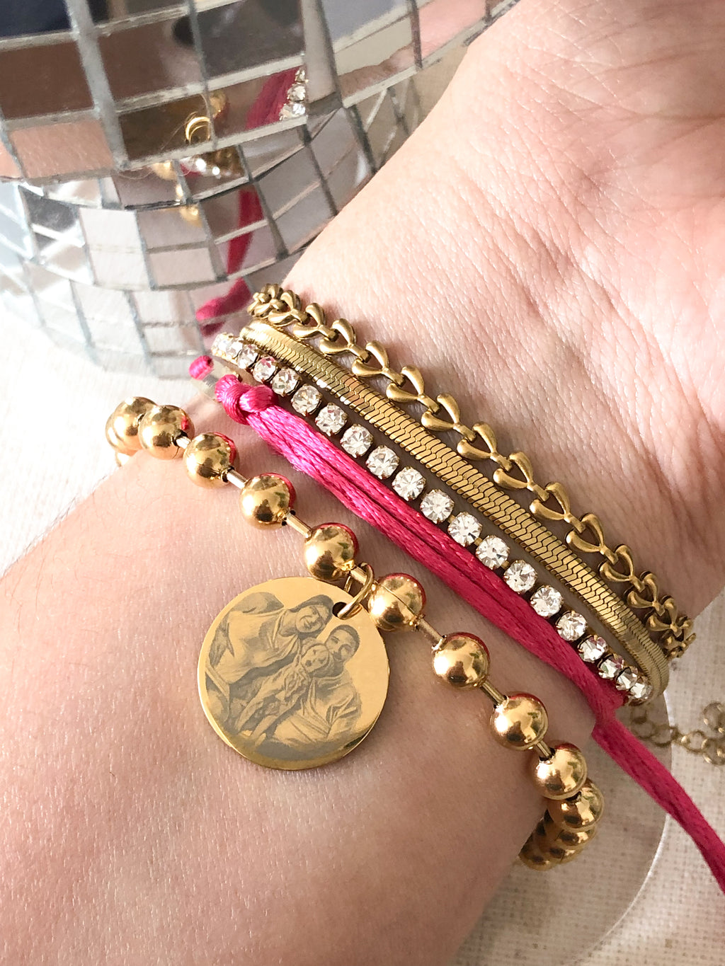 Bubble Portrait Bracelet