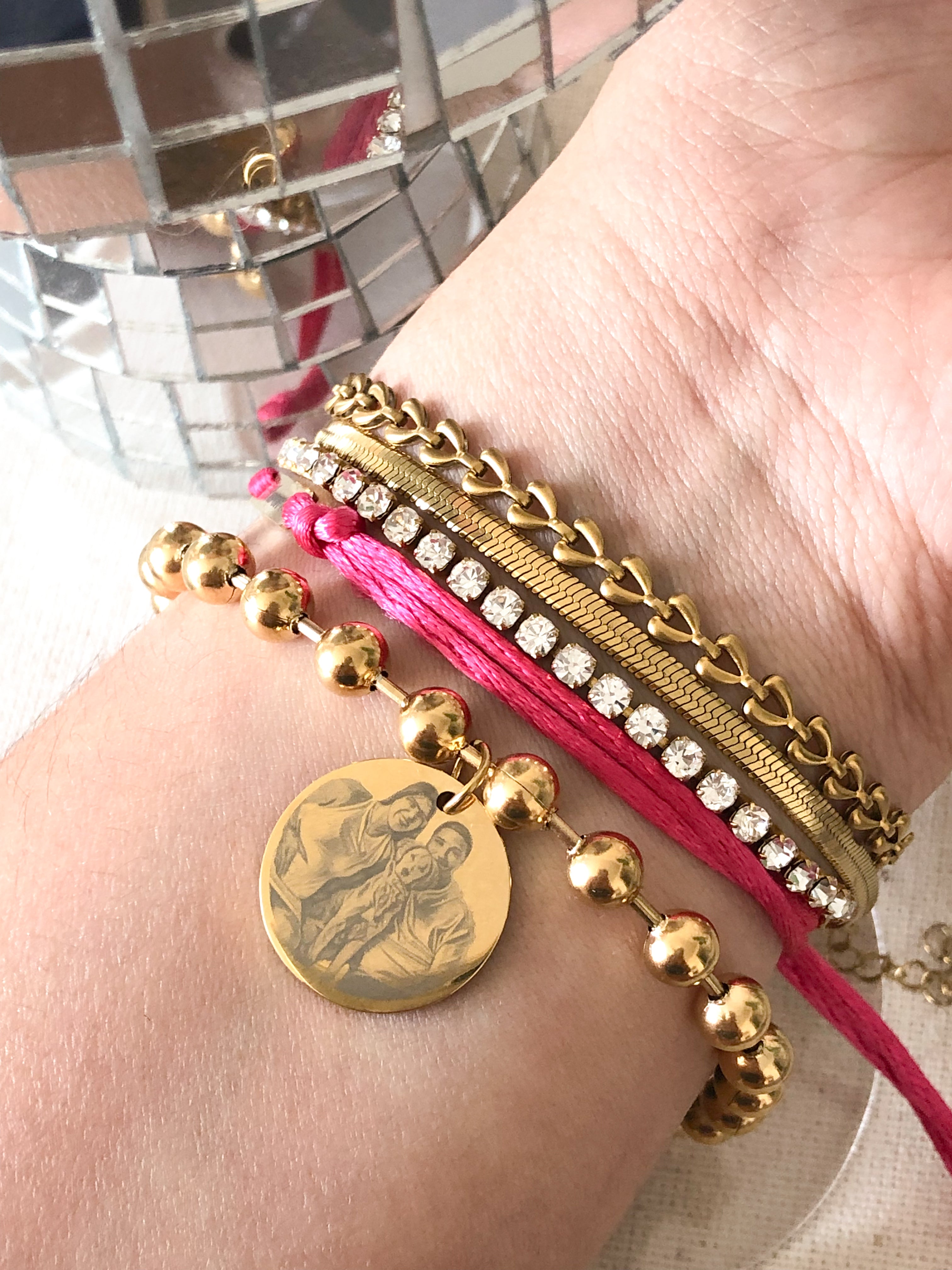 Bubble Portrait Bracelet