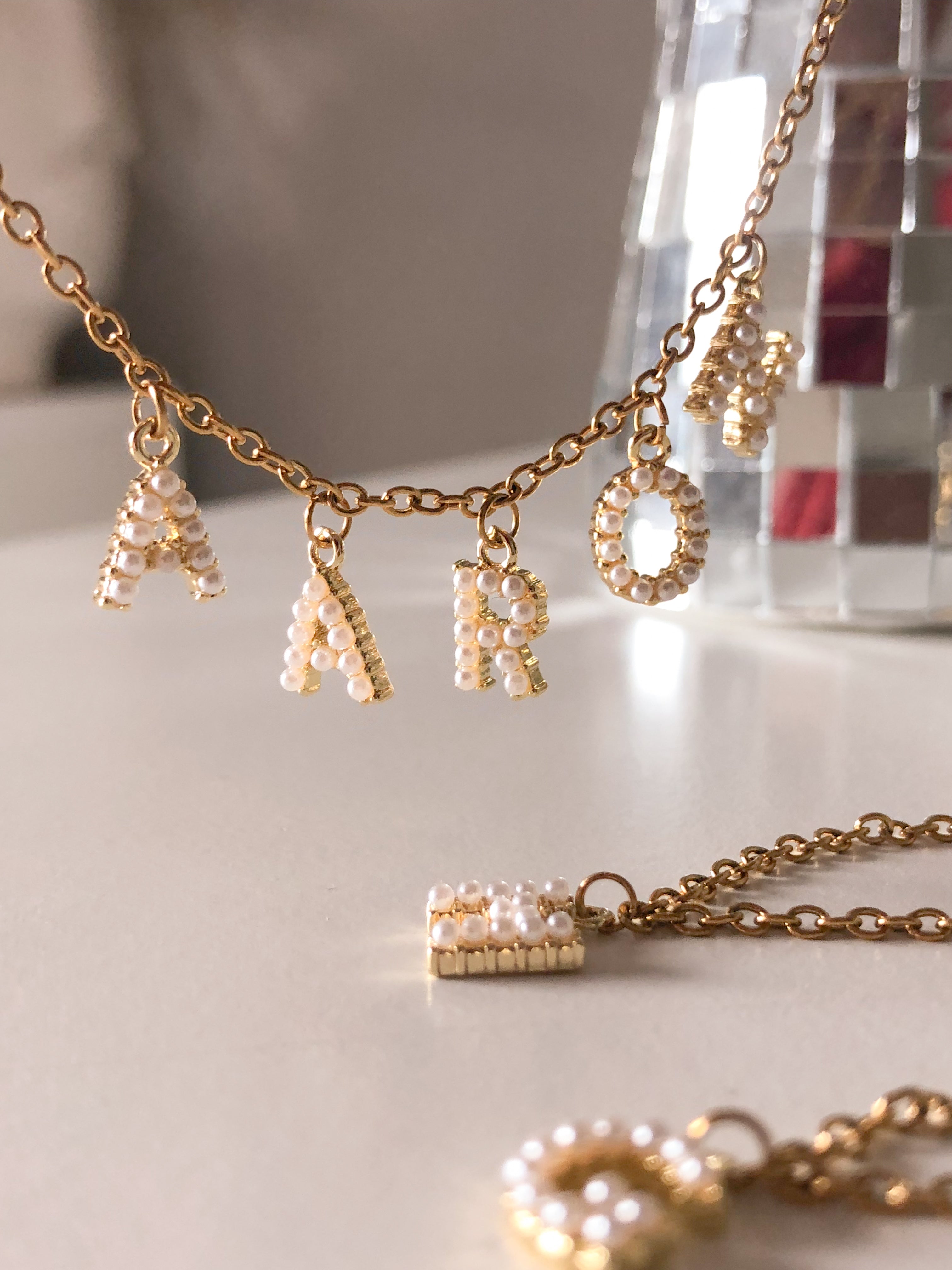 Pearly Name Necklace