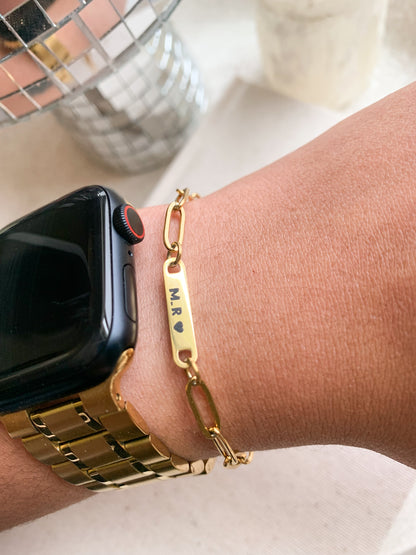 C bracelet Gold