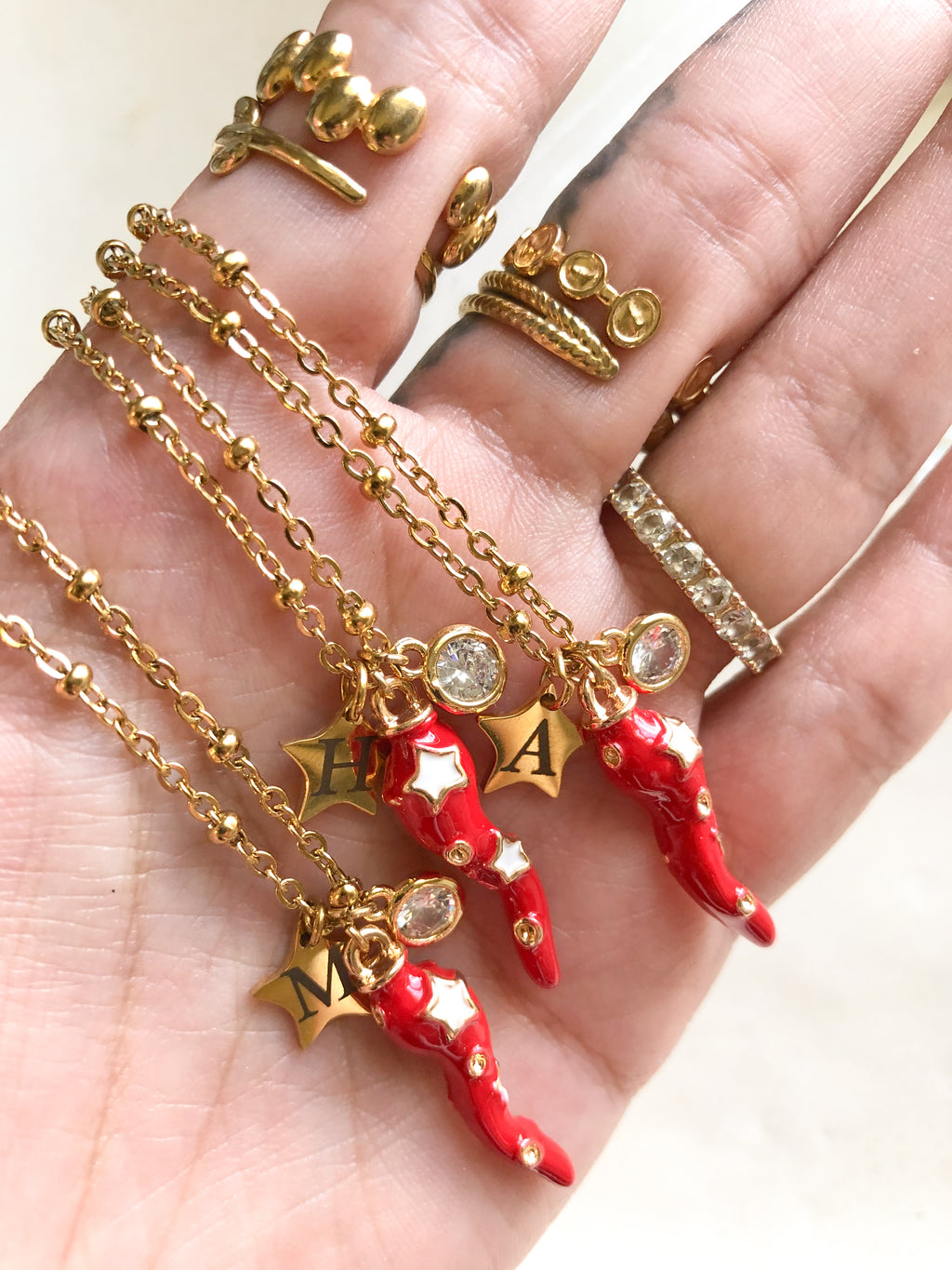 Hot chili Necklace