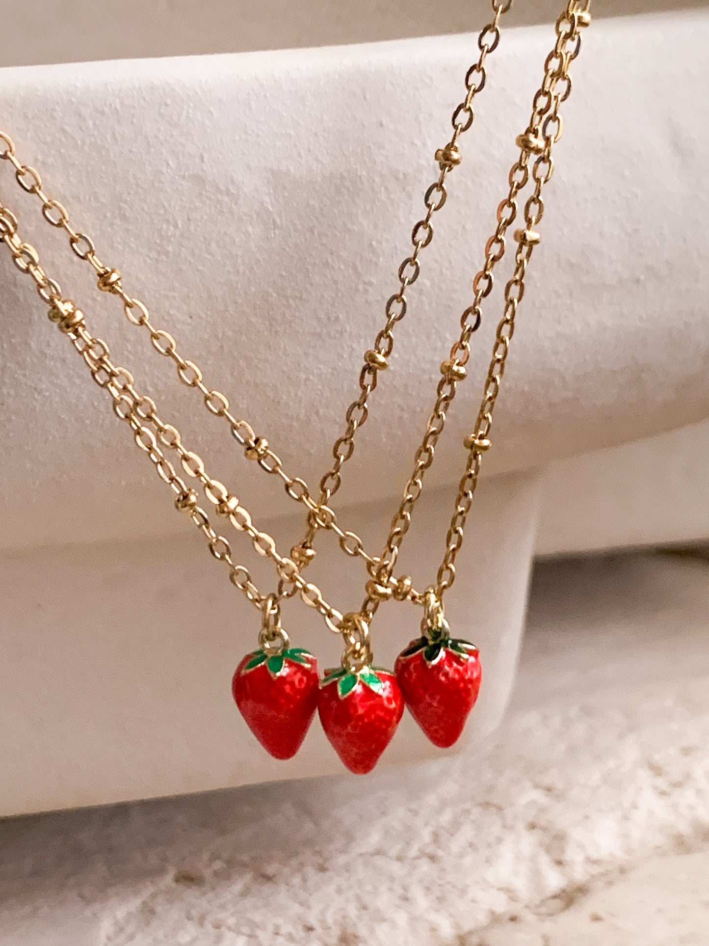 Fresa Necklace 🍓✨