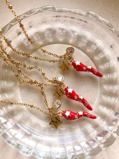Hot chili Necklace