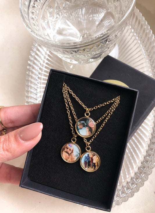 Photo necklace