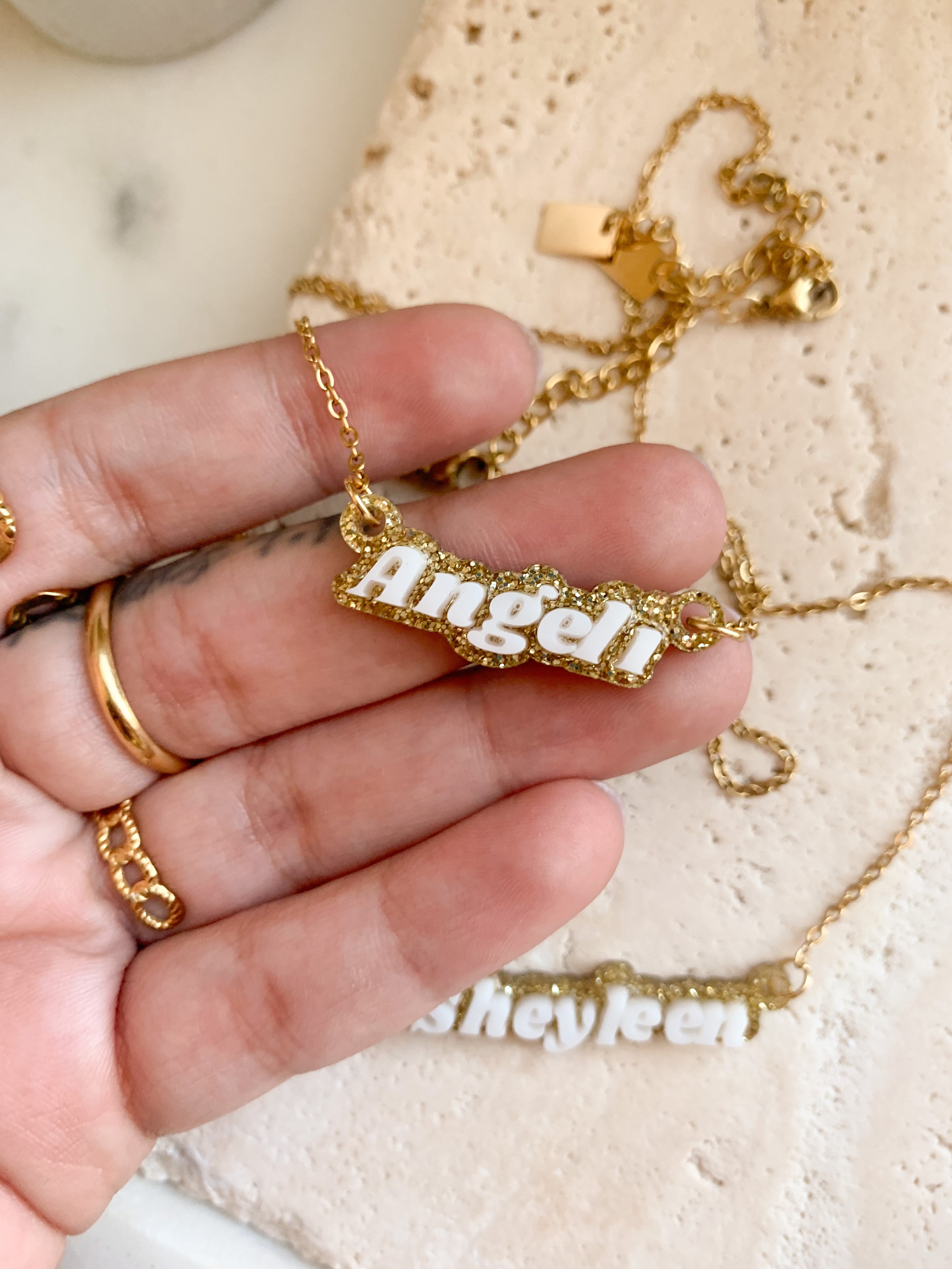 Golden Name Necklace