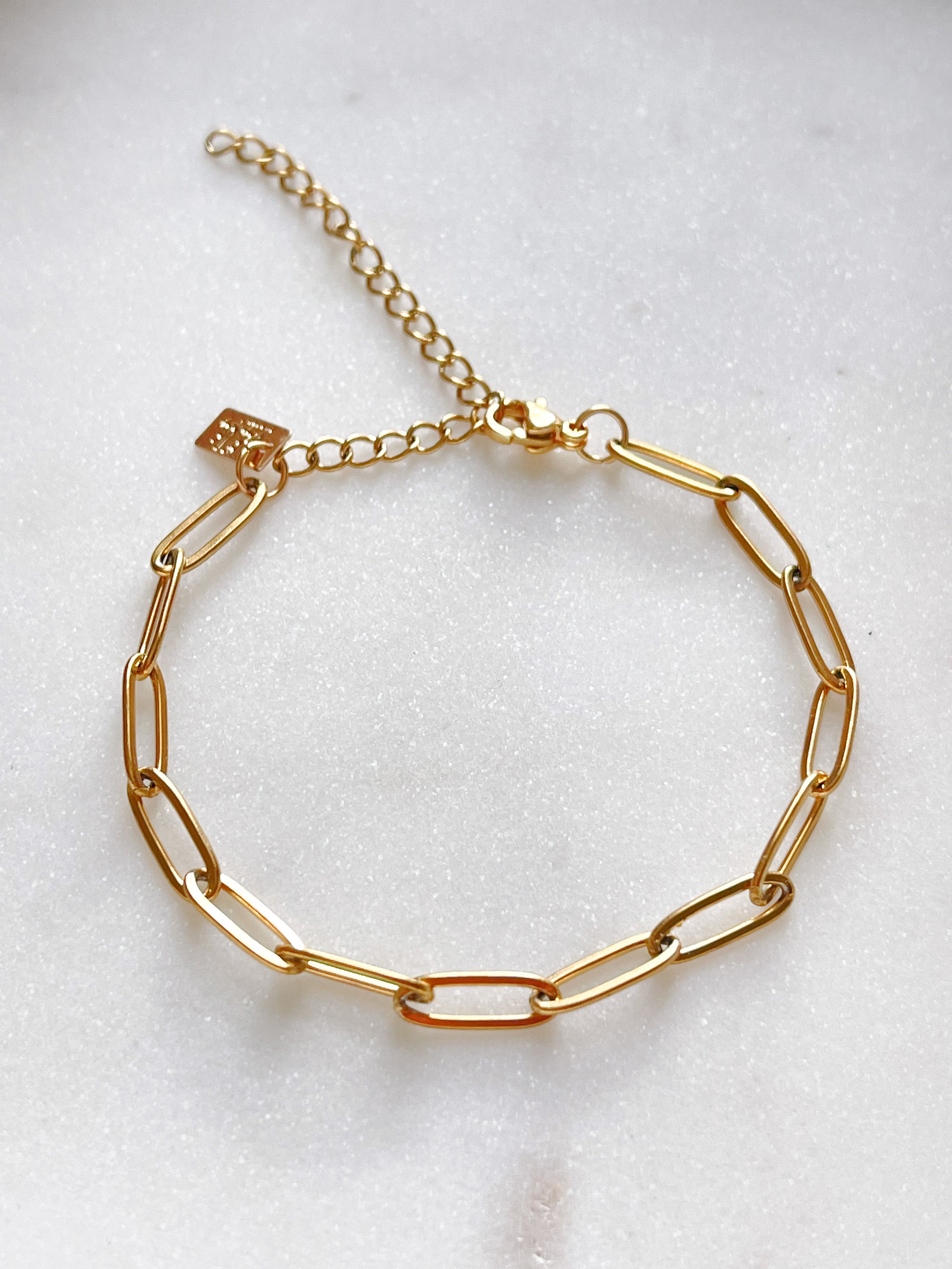 Paper clip bracelet